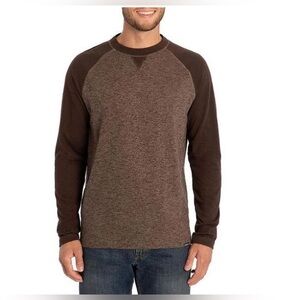 Eddie Bauer Men's Crew Neck Jersey Style Long Sleeve Raglan Shirt size XXL